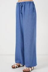Geniş Paça Keten Pantolon 6735
