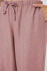 Geniş Paça Keten Pantolon 6735