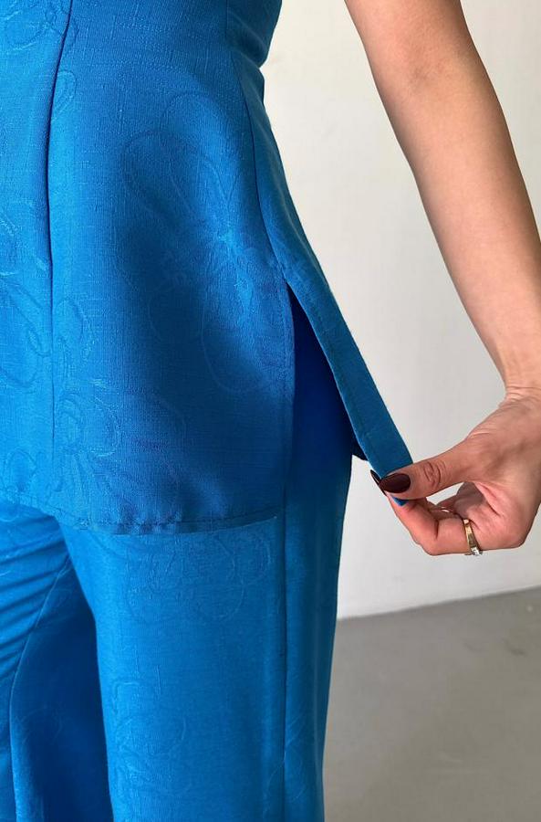 Jakar Keten Kolsuz Bluz-Pantolon Tk