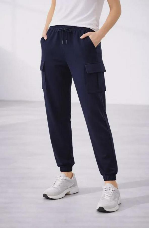 Jogger Eşofman Altı Rahat Kalıp, Kargo Cepli, Lastikli Paça, Günlük Spor Pantolon