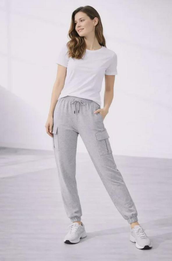 Jogger Eşofman Altı Rahat Kalıp, Kargo Cepli, Lastikli Paça, Günlük Spor Pantolon
