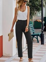 Beli Lastikli Keten Pantolon