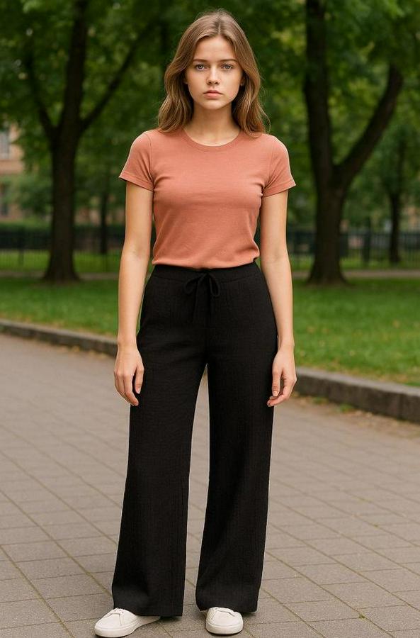 Beli Lastikli Pol Paça Pantolon