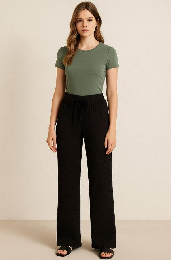 Beli Lastikli Pol Paça Pantolon