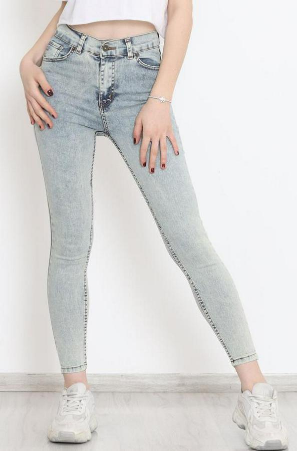 Cep Detay Kar Yıkamalı Kot Pantolon