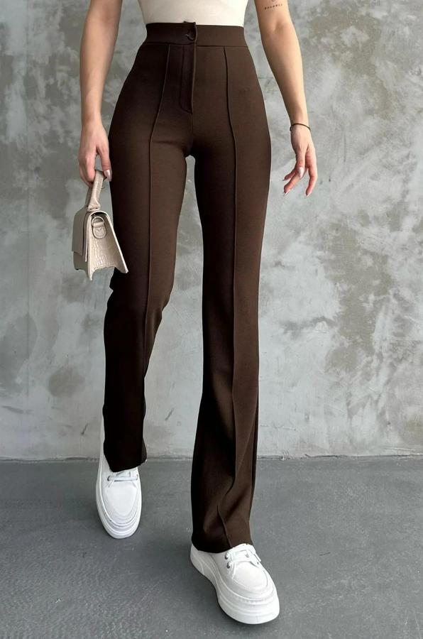 Yeni Sezon Yüksek Bel Dört Mevsim Palazzo Pantolon