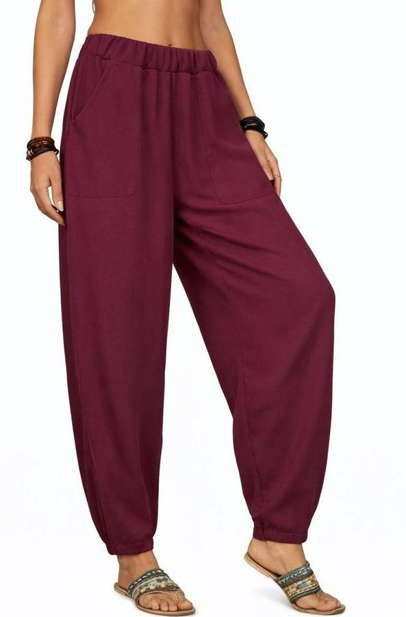 Yüksek Bel Cep Detaylı Pantolon