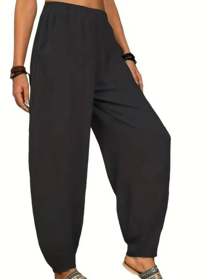 Yüksek Bel Cep Detaylı Pantolon