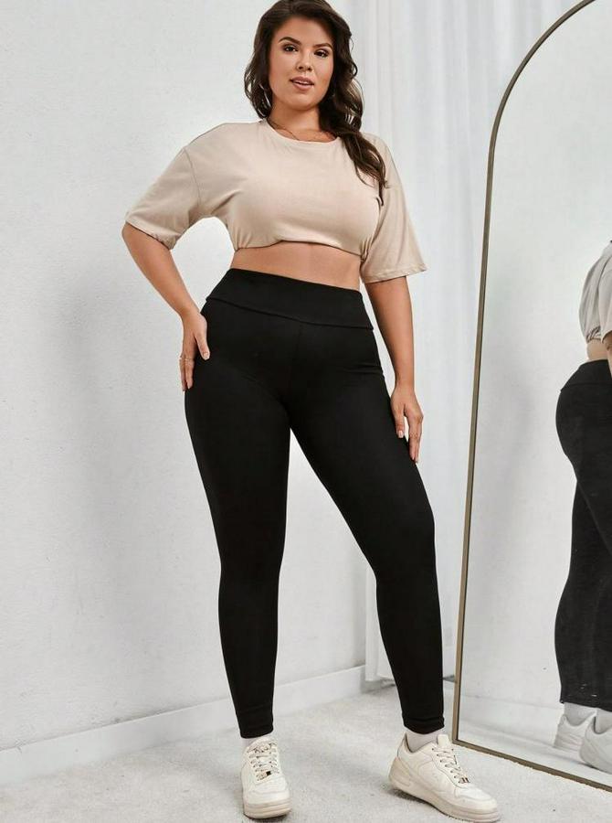 Yüksek Bel Dalgıç Spor Tayt