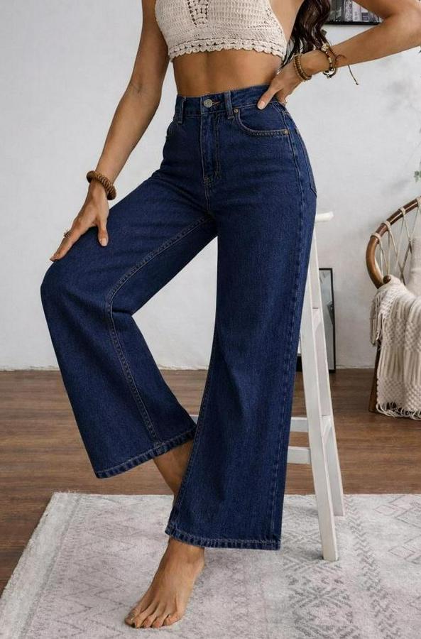 Yüksek Bel Palazzo Pantolon