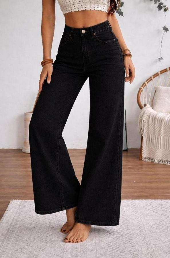 Yüksek Bel Palazzo Pantolon