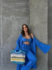 Krinkill Büstiyer-Pantolon-Kimono Takim