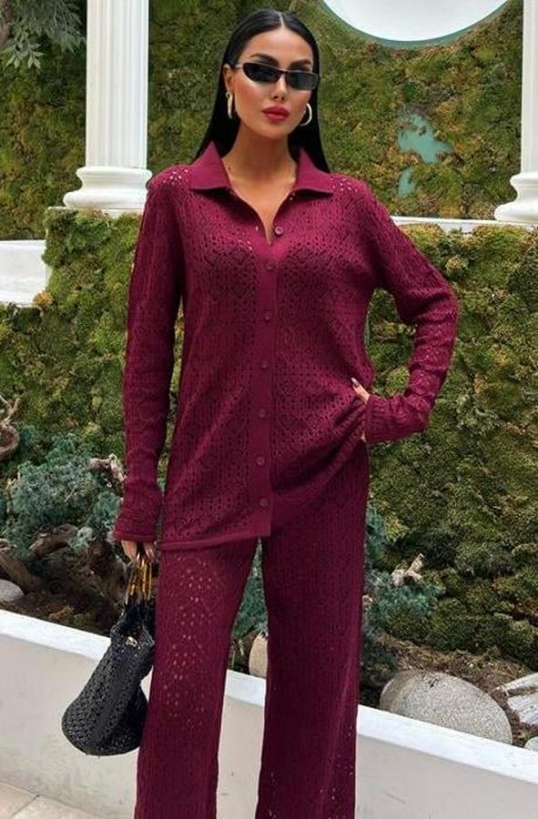 Odette Ajurlu Triko Pantolon Takım 9934