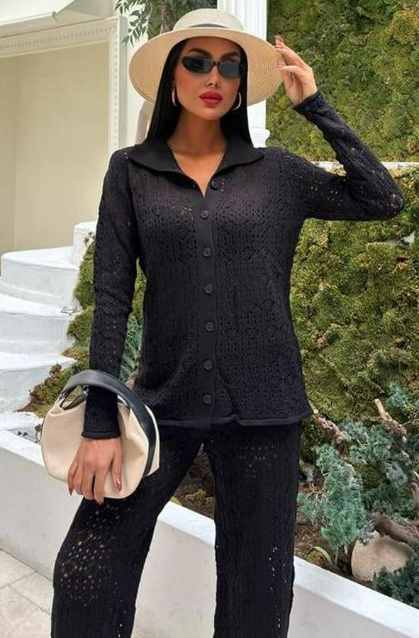 Odette Ajurlu Triko Pantolon Takım 9934