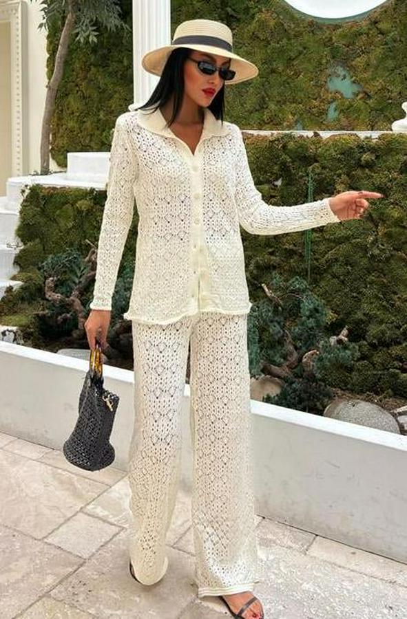 Odette Ajurlu Triko Pantolon Takım 9934