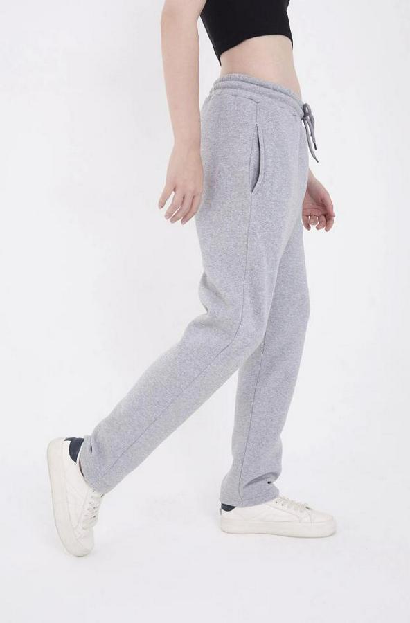 Oversize Boru Paça Baskılı Eşofman Pantolon