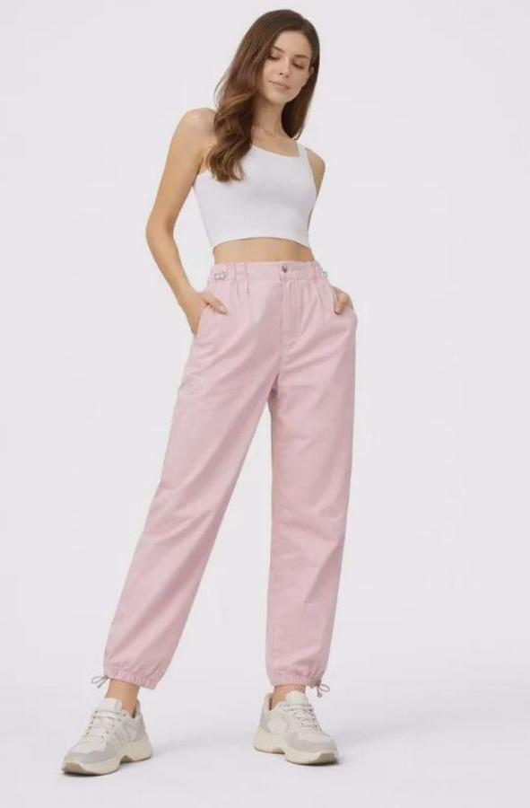 Paraşüt Kumaş Pantolon Bel Ve Paça Ayarlanabilir Lastikli Spor Pantolon