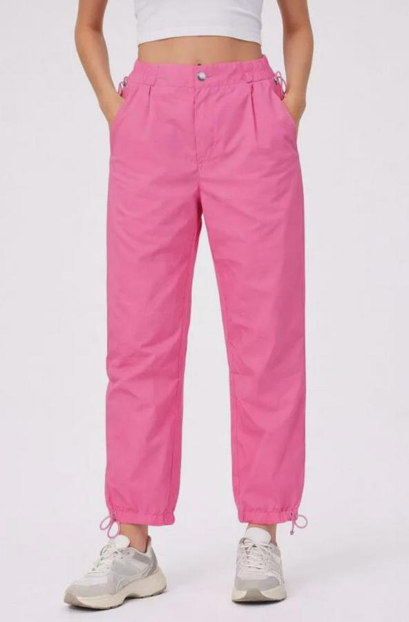 Paraşüt Kumaş Pantolon Bel Ve Paça Ayarlanabilir Lastikli Spor Pantolon