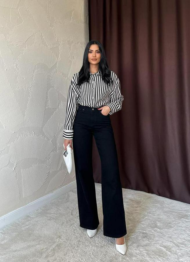 Siyah Comfy Jeans Pantolon