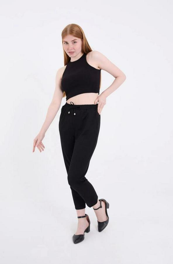 Tam Kalıp Basic Eşofman Pantolon