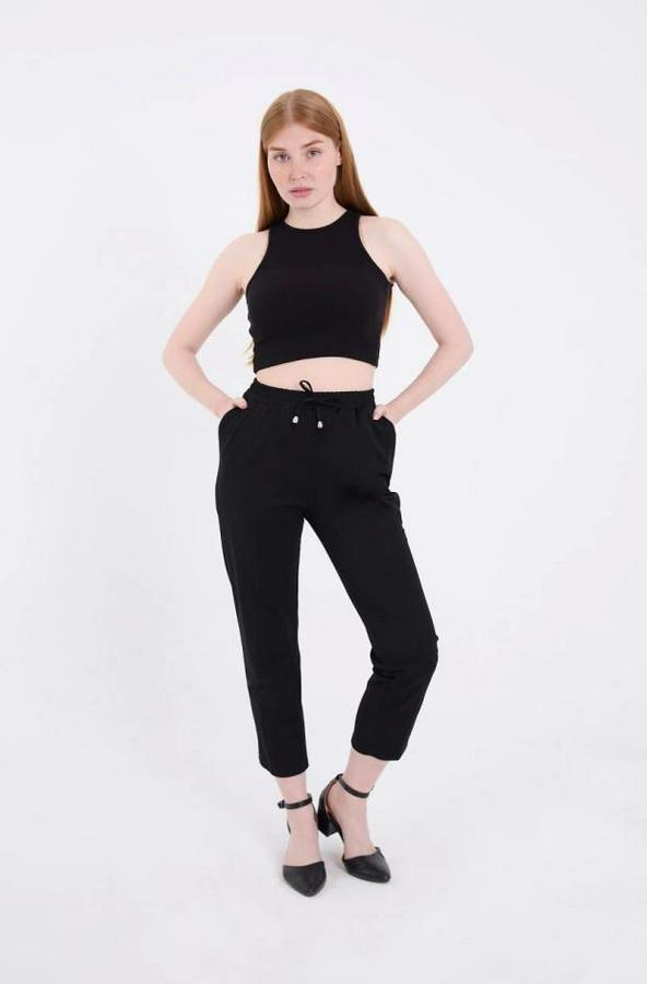 Tam Kalıp Basic Eşofman Pantolon