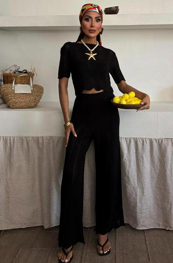 Triko Bluz Pantolon Ikili Takım 10084-025