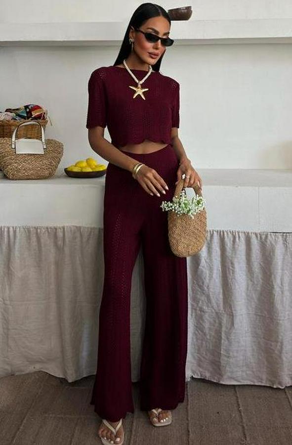 Triko Bluz Pantolon Ikili Takım 10084-025