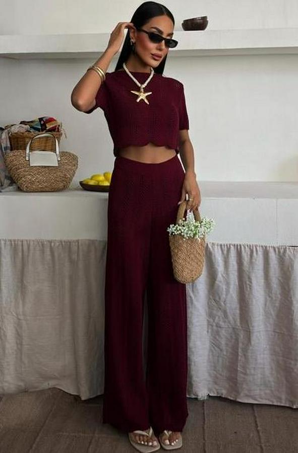 Triko Bluz Pantolon Ikili Takım 10084-025