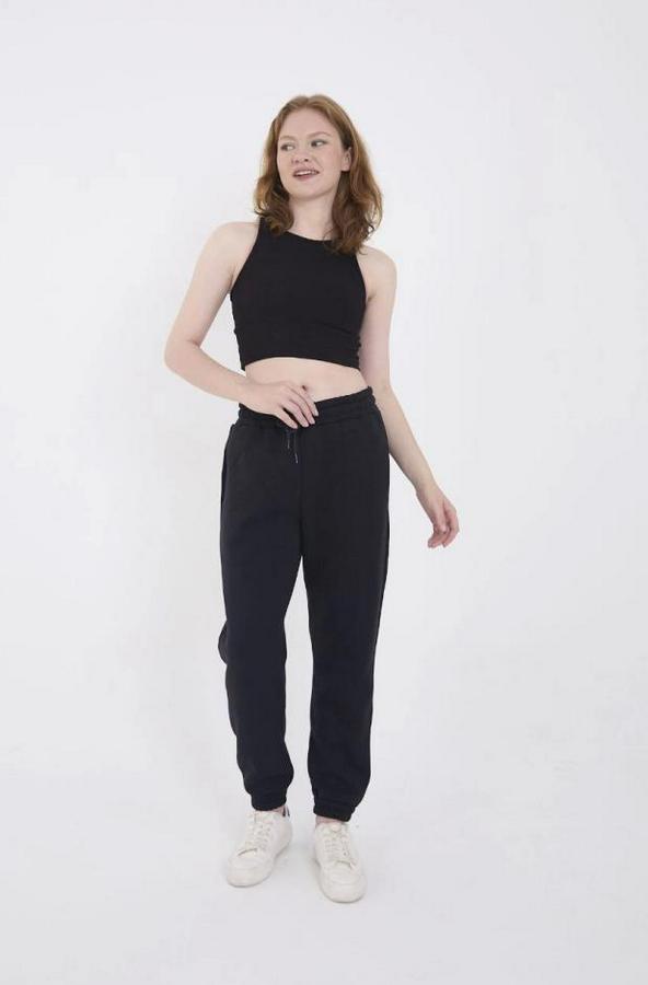 Üç Iplik Basic Lastikli Eşofman Pantolon