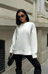 Angelina Metalize Sarkaçlı Sweatshirt 8048 -08