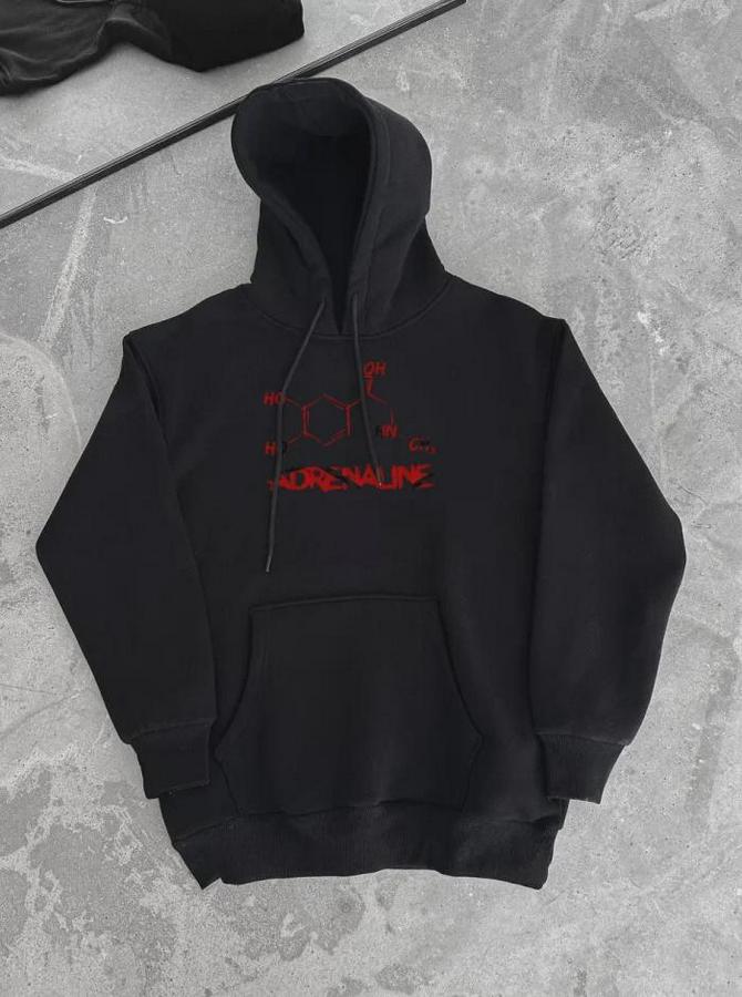 Kışlık Uzun Kol Kapüşonlu Sweatshirt