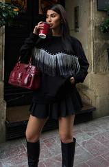 Püskül Detaylı Sweatshirt 8051