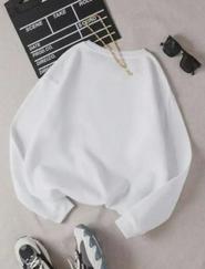 Üç Iplik Biskilet Yaka Basic Sweatshirt