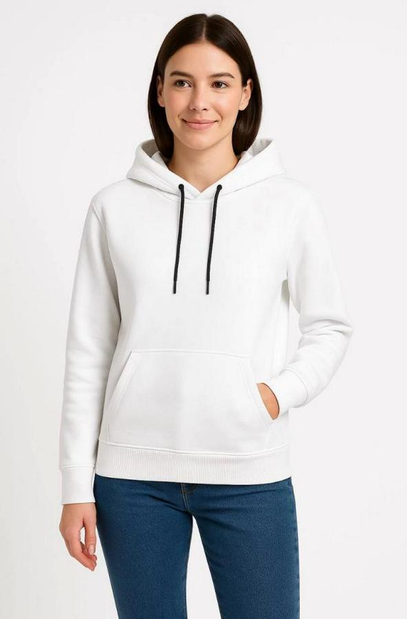 Üç Iplik Kapüşonlu Kanguru Çepli Sweatshirt Hoodie