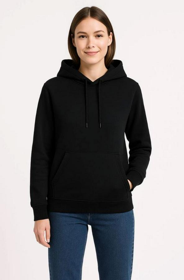 Üç Iplik Kapüşonlu Kanguru Çepli Sweatshirt Hoodie