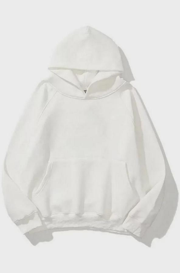 Iplik Pamuklu Unisex Kapşonlu Sweetshirt