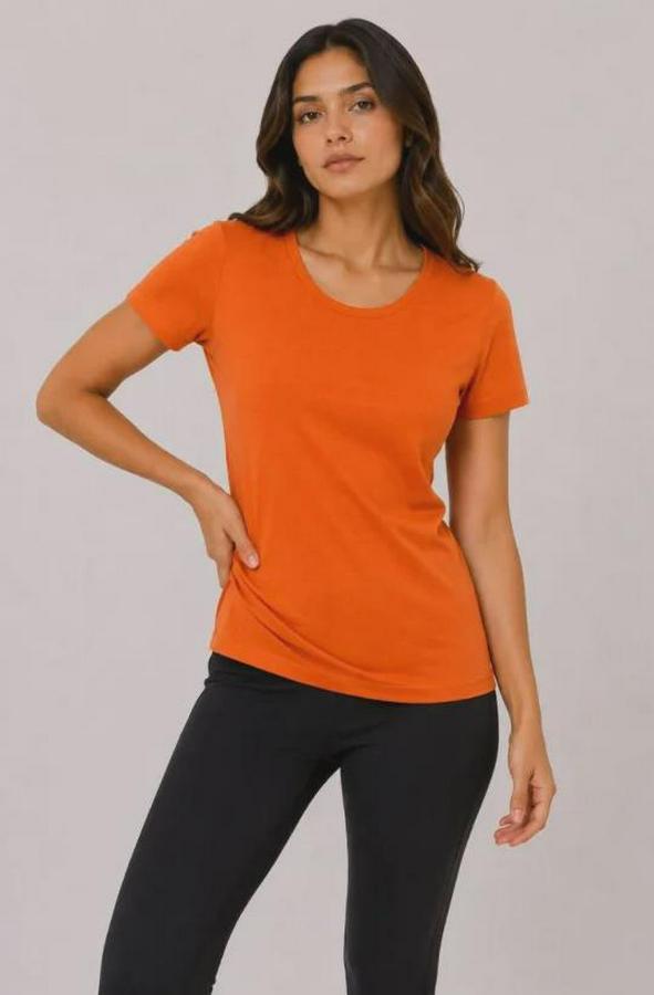 Basic Tişört Bisiklet Yaka Kısa Kol Günlük Yazlık Slim Fit T-Shirt