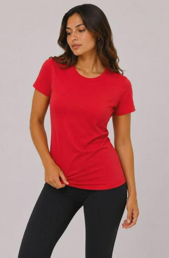 Basic Tişört Bisiklet Yaka Kısa Kol Günlük Yazlık Slim Fit T-Shirt