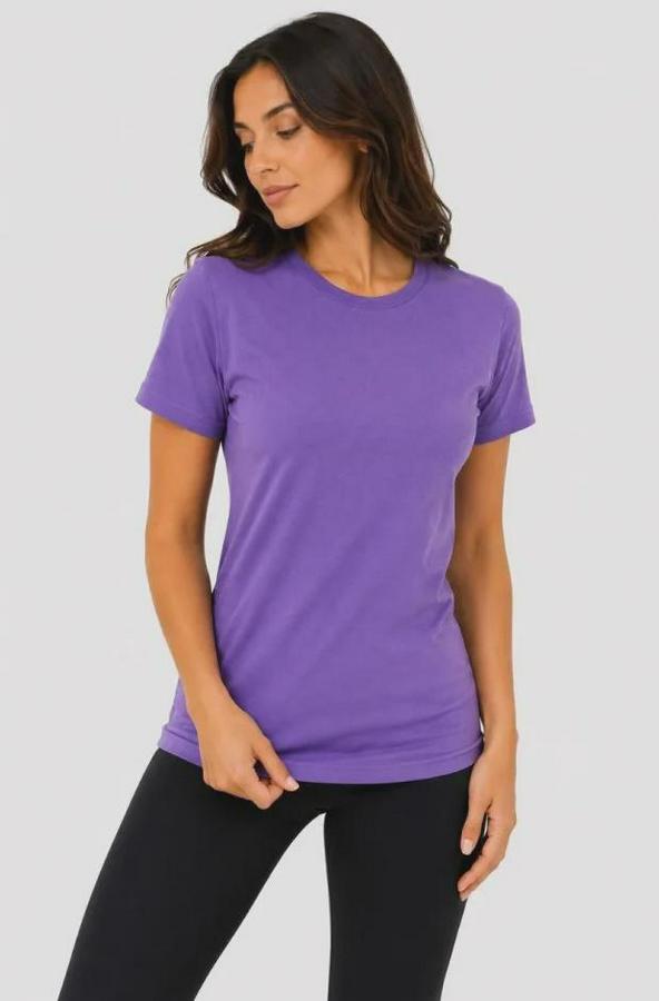 Basic Tişört Bisiklet Yaka Kısa Kol Günlük Yazlık Slim Fit T-Shirt