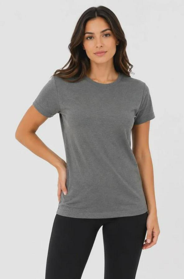 Basic Tişört Bisiklet Yaka Kısa Kol Günlük Yazlık Slim Fit T-Shirt
