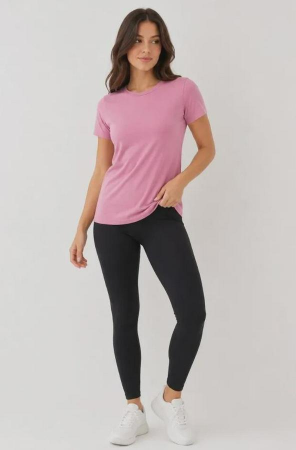 Basic Tişört Bisiklet Yaka Kısa Kol Günlük Yazlık Slim Fit T-Shirt