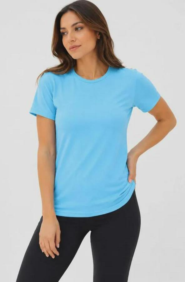 Basic Tişört Bisiklet Yaka Kısa Kol Günlük Yazlık Slim Fit T-Shirt