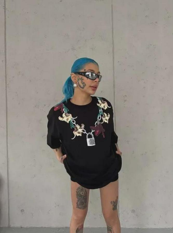 Baskılı T-Shirt Kısa Kol Bisiklet Yaka Regular Rahat Kalıp Günlük Tişört