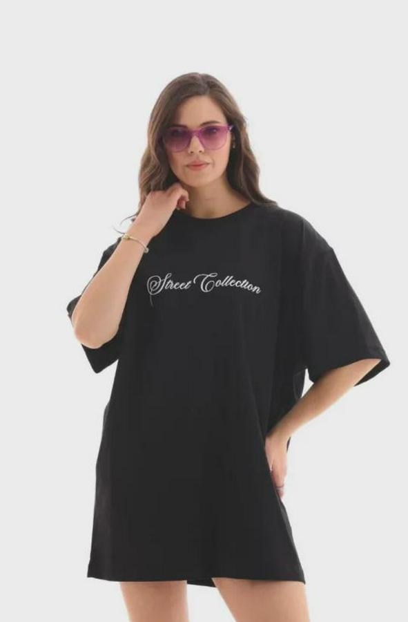 Baskılı T-Shirt Kısa Kol Bisiklet Yaka Regular Rahat Kalıp Günlük Tişört