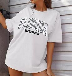 Bisiklet Yaka Baskılı T-Shirt