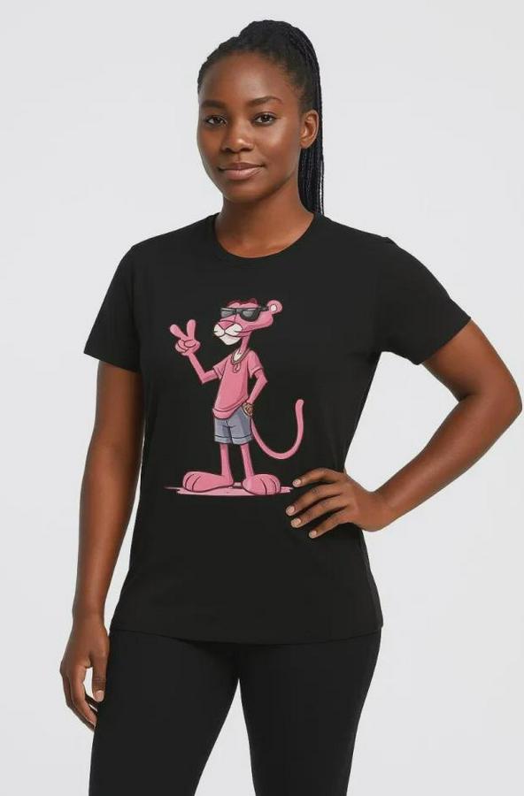 Bisiklet Yaka Kısa Kollu Baskılı T-Shirt