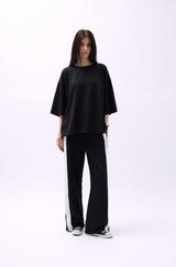 Bisiklet Yaka Oversize T-Shirt
