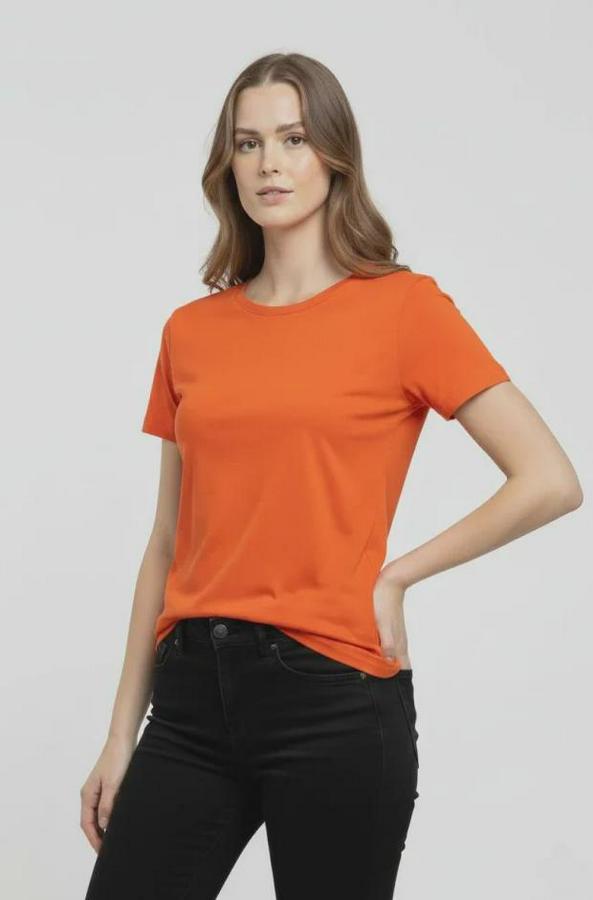 T-Shirt Bisiklet Yaka Slim Fit Likralı Tişört Günlük Basic Body