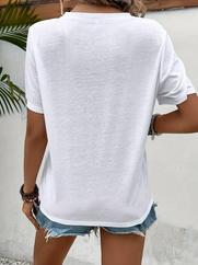 Kısa Kollu Bisiklet Yaka Göz Baskılı Süprem T-Shirt