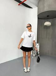 Kısa Kol Baskılı T-Shirt